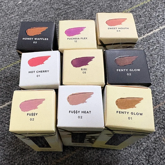 Fenty beauté brillant bombe glaçure à lèvres multicolore humidifier la brillance paillettes lèvres plus dodues maquillage débutant liquide rouge à lèvres maquillage cosmétiques