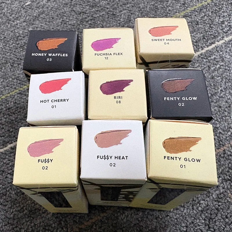 Fenty beauté brillant bombe glaçure à lèvres multicolore humidifier la brillance paillettes lèvres plus dodues maquillage débutant liquide rouge à lèvres maquillage cosmétiques